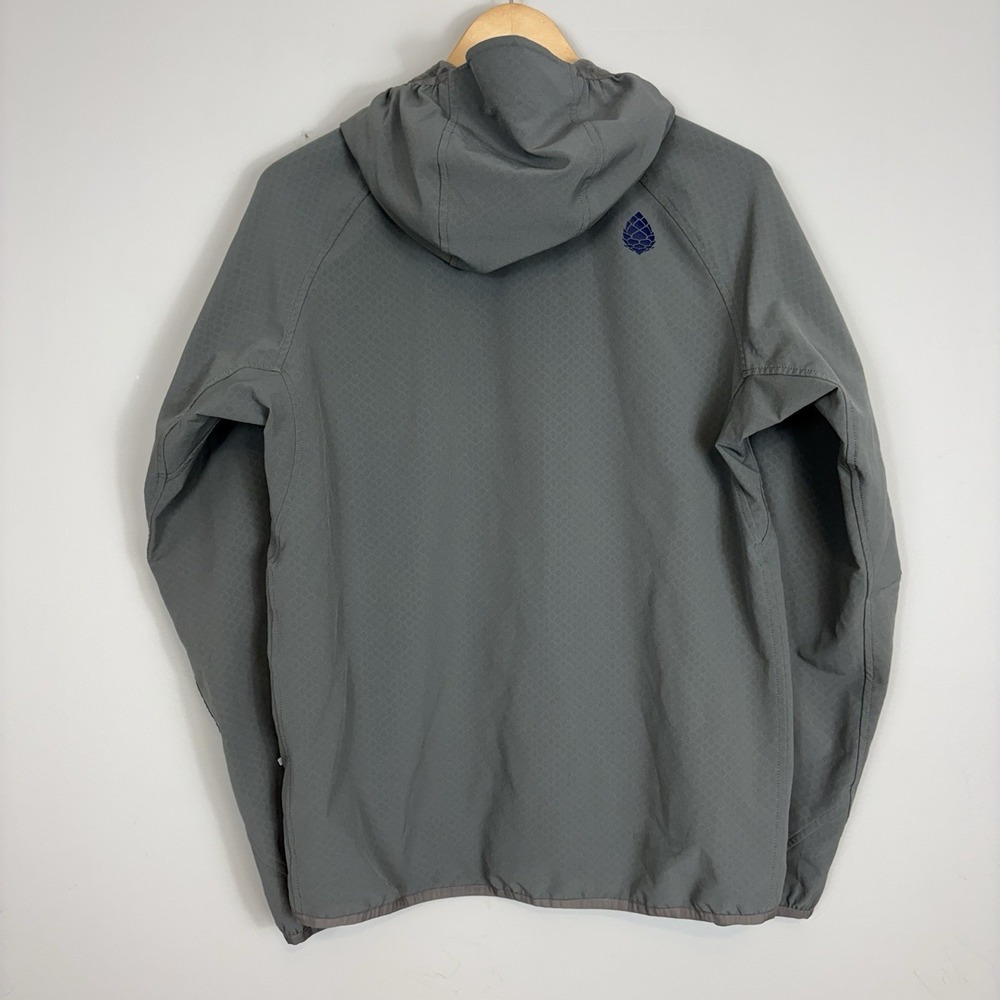 Stio Men's Small Sidecut Tech Hoodie Gray Full Zip * - Picture 8 of 13